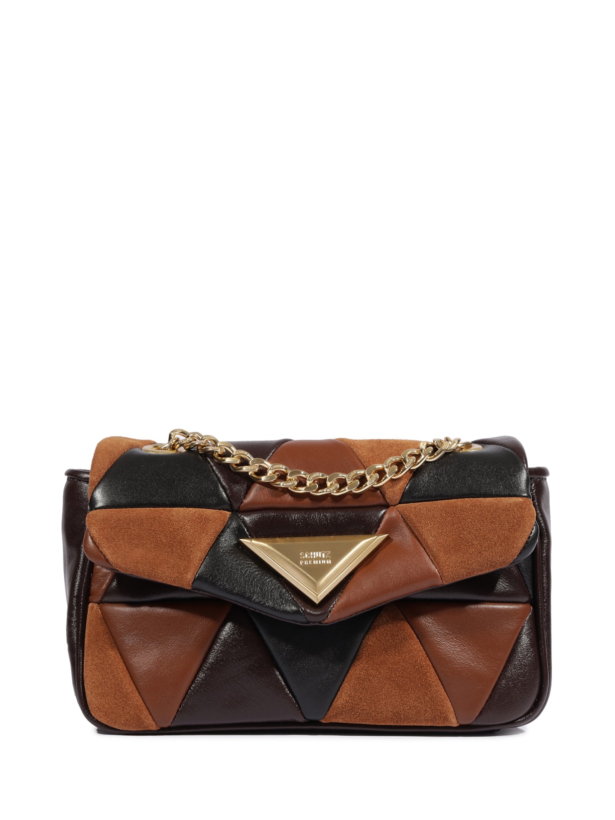 Bolsa Feminina Crossbody Marrom Schutz