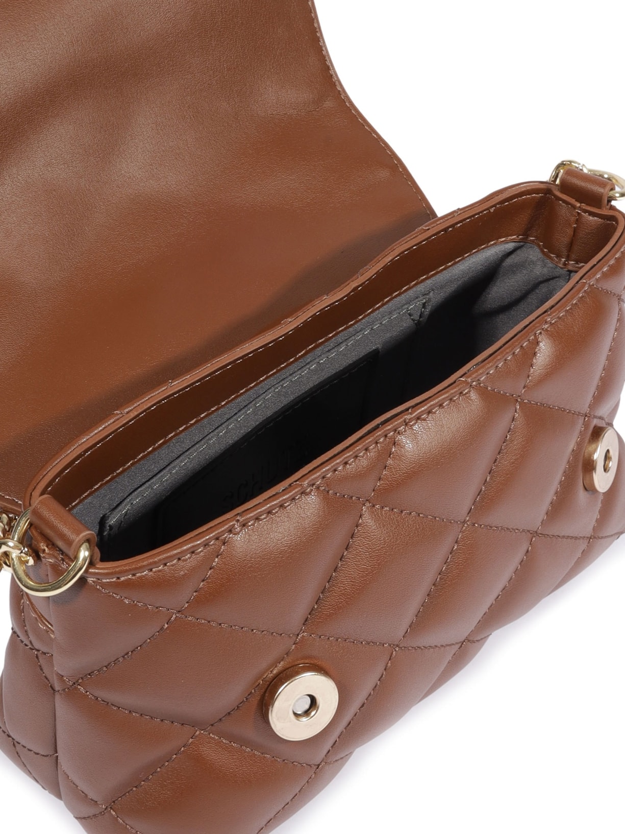 Bolsa Feminina Crossbody Pequena Matelassê Marrom Schutz