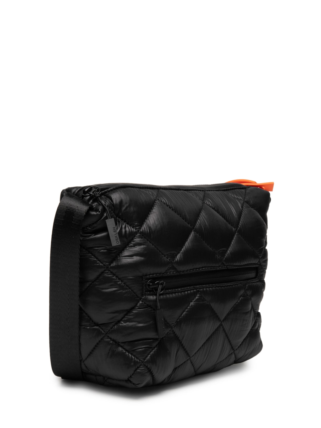 Bolsa Feminina  Crossbody Wrap Matelassê Preto Osklen