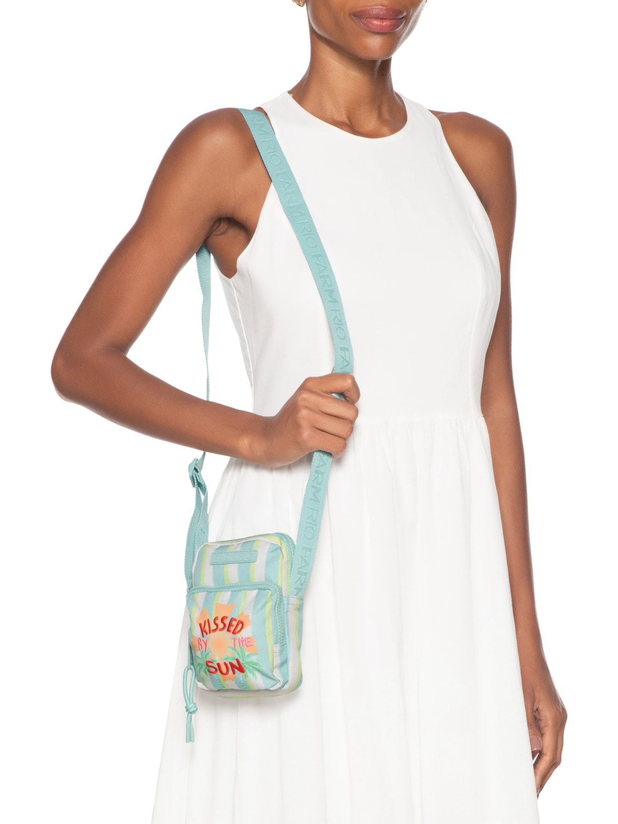 Bolsa Feminina Da Gema Kissed By The Sun Azul Farm Etc