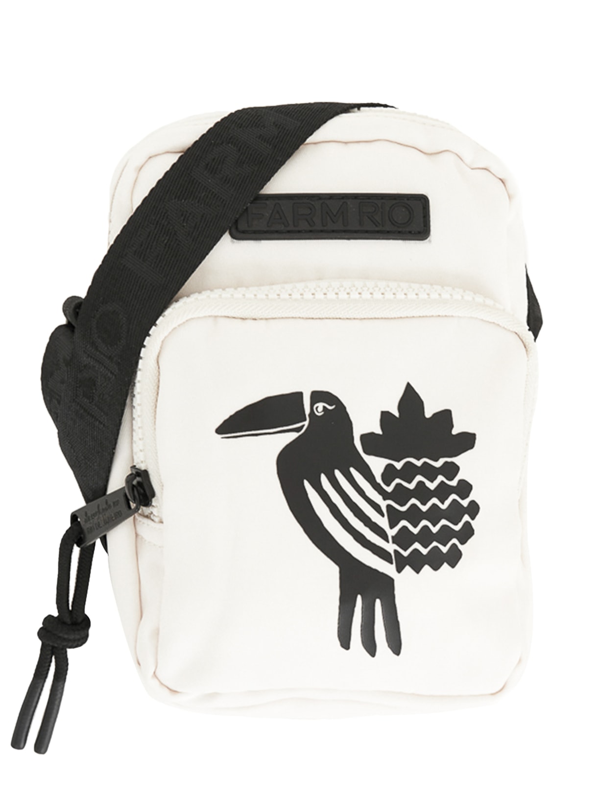 Bolsa Feminina Da Gema Lenço Dia E Noite - Branco