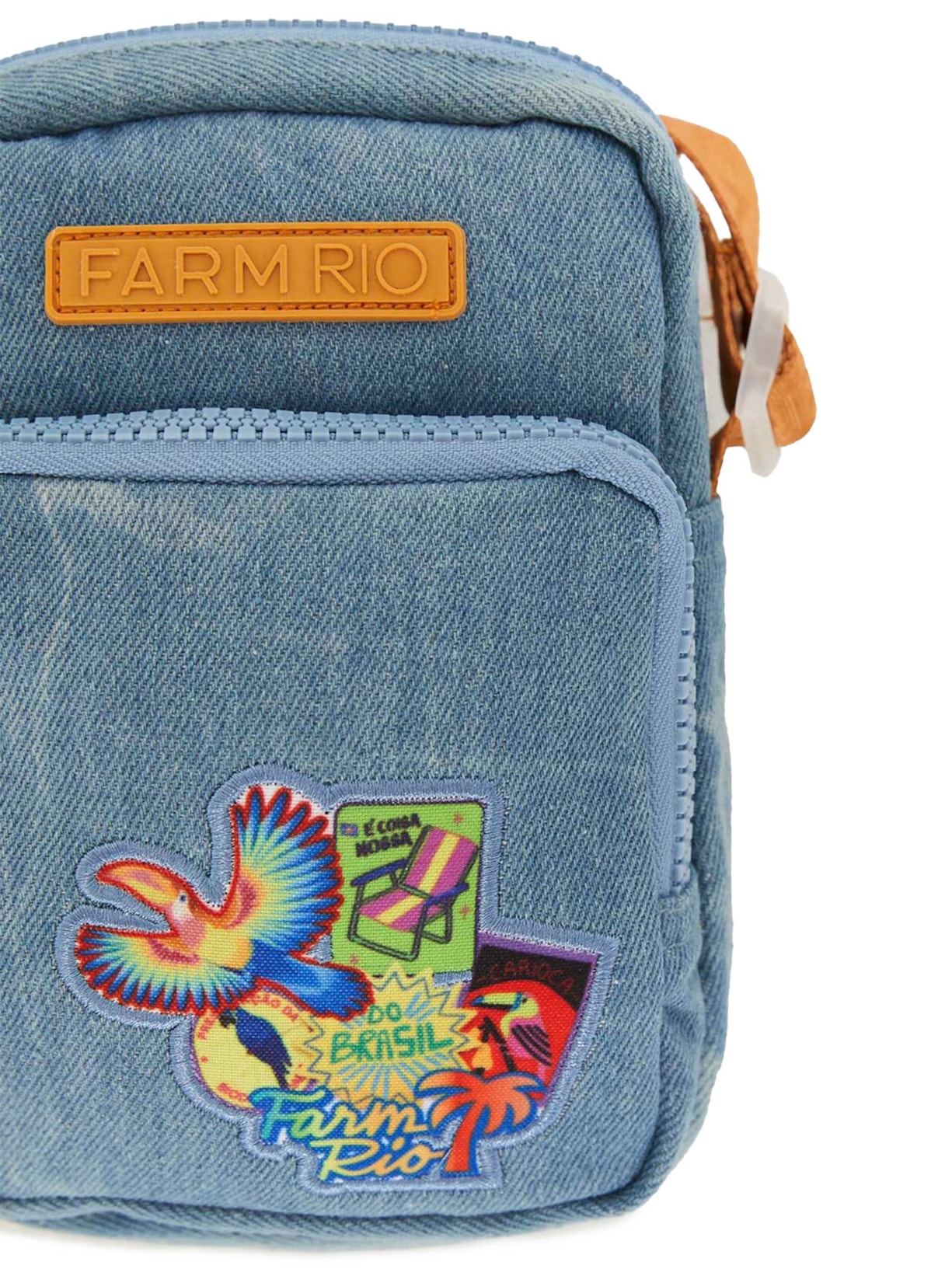 Bolsa Feminina Da Gema Patch Rio Azul Farm Etc