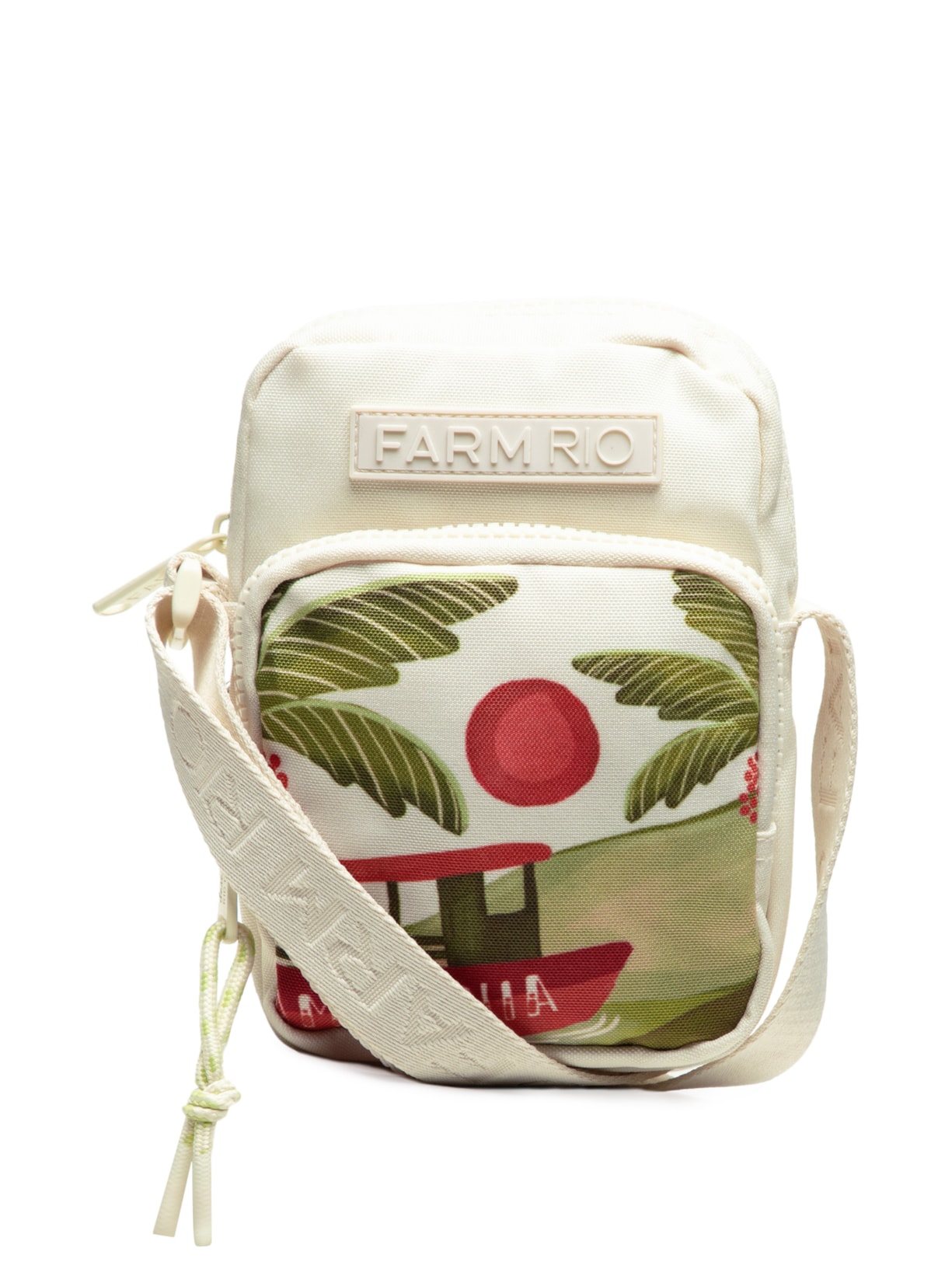 Bolsa Feminina Da Gema Revoada Tropigal - Branco