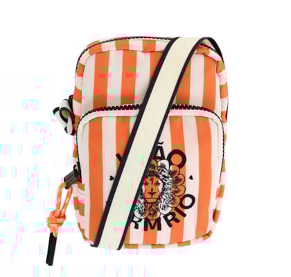 Bolsa Feminina Da Gema Silk Matte Leão - Laranja