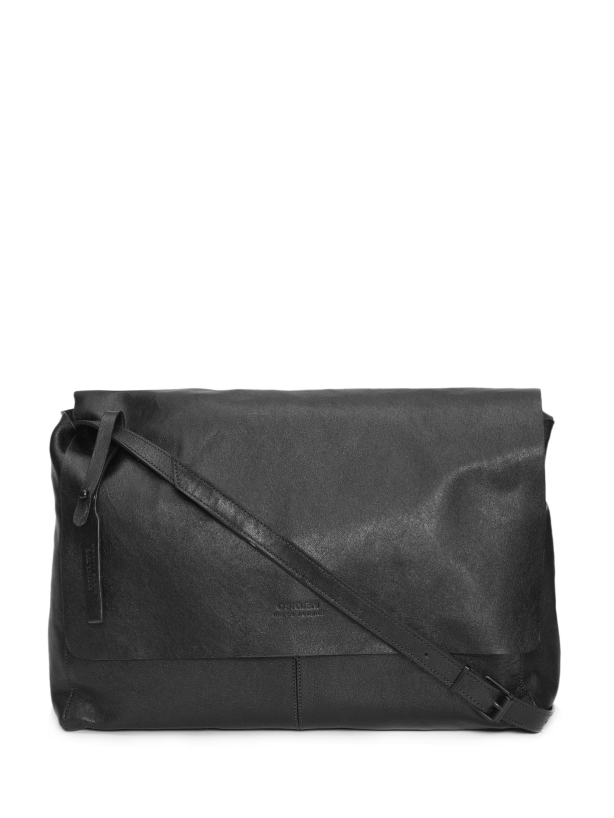 Bolsa Feminina De Couro Crossbody - Preto