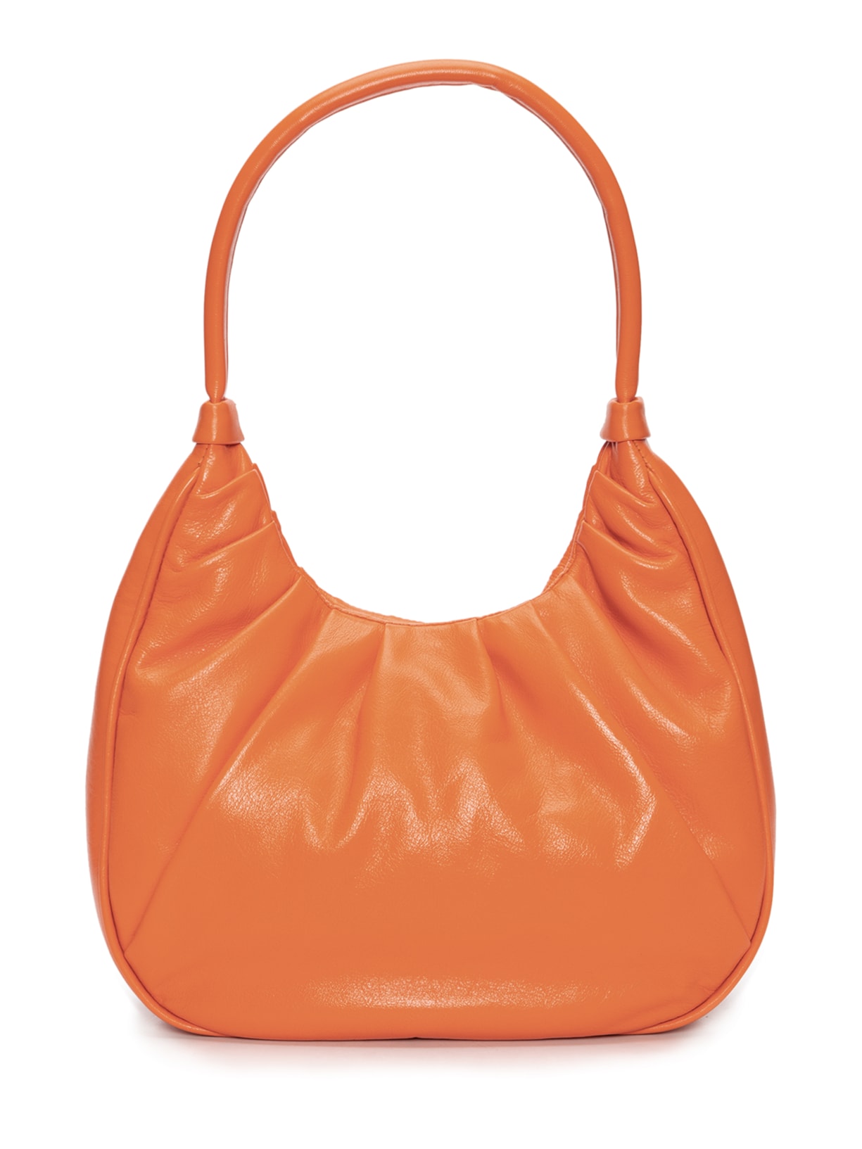 Bolsa Feminina De Couro Nuvem - Laranja