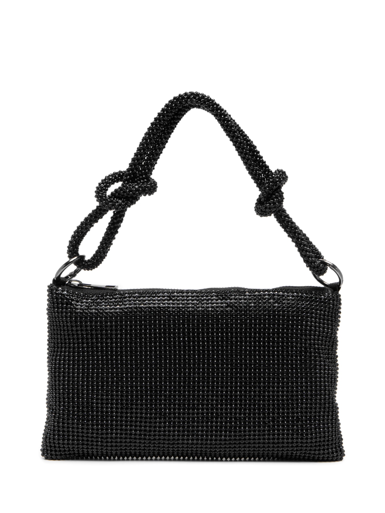 Bolsa Feminina De Mão Com Strass Feminina - Preto