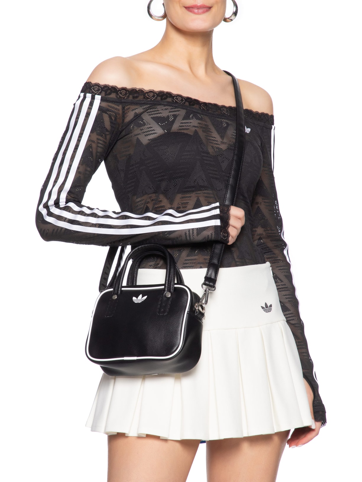 Bolsa Feminina De Ombro Adicolor Preto Adidas Originals