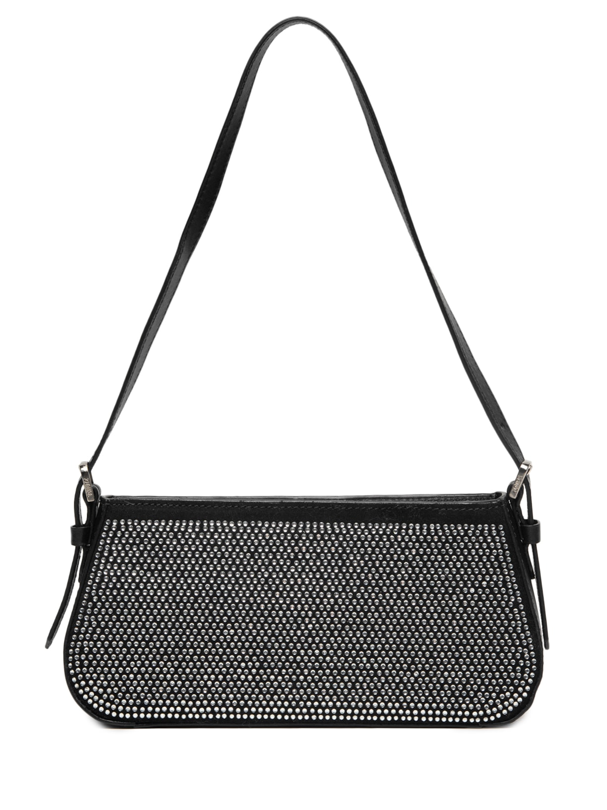 Bolsa Feminina De Ombro Couro Brilho Preto Schutz