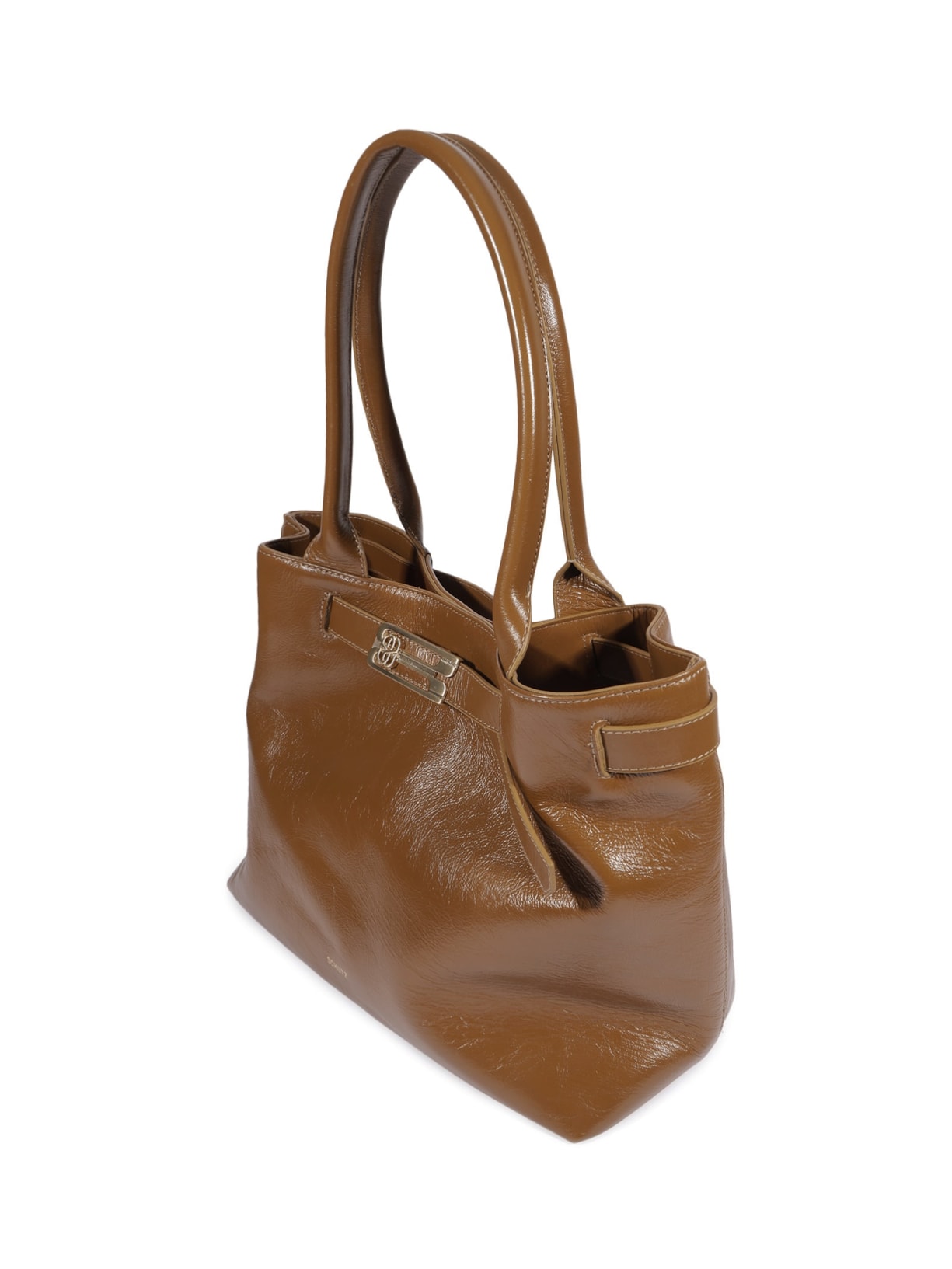 Bolsa Feminina De Ombro Couro Grande Marrom Schutz