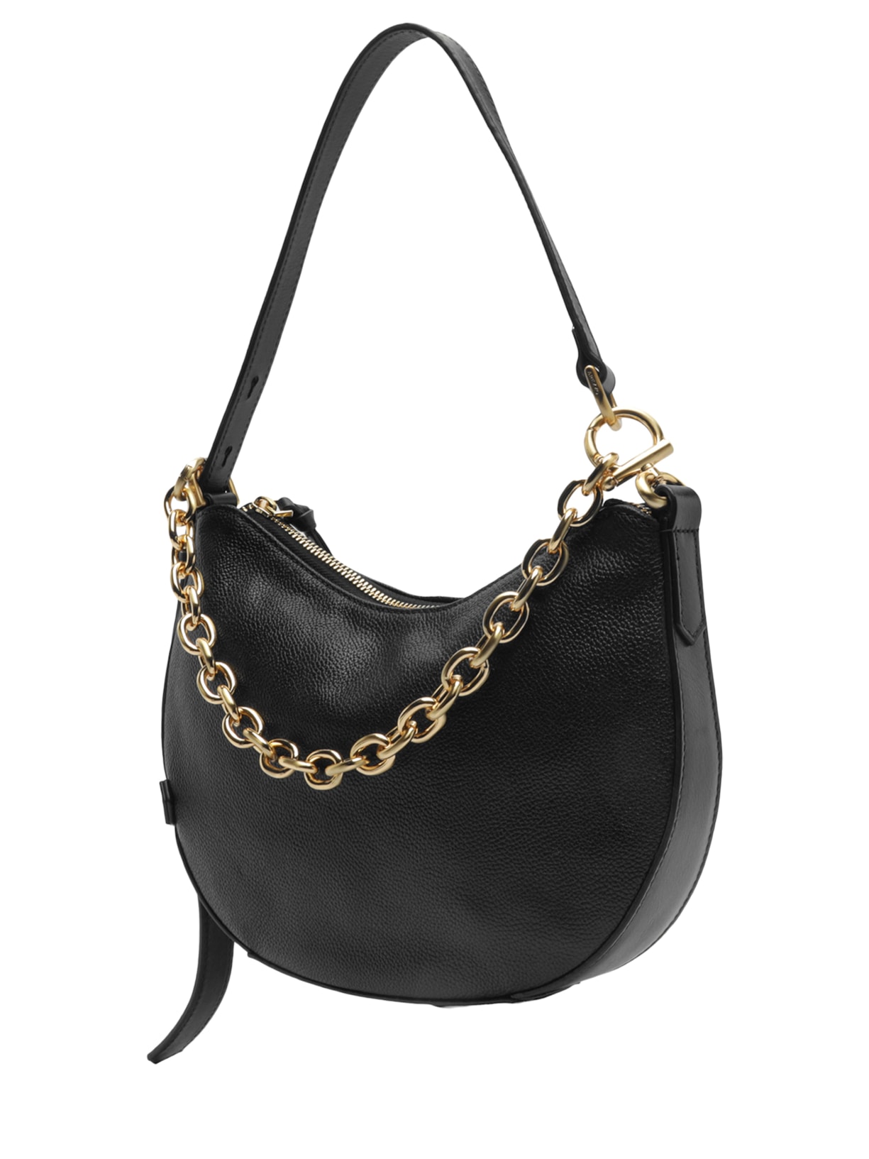 Bolsa Feminina De Ombro Couro Pequena- Preto Arezzo