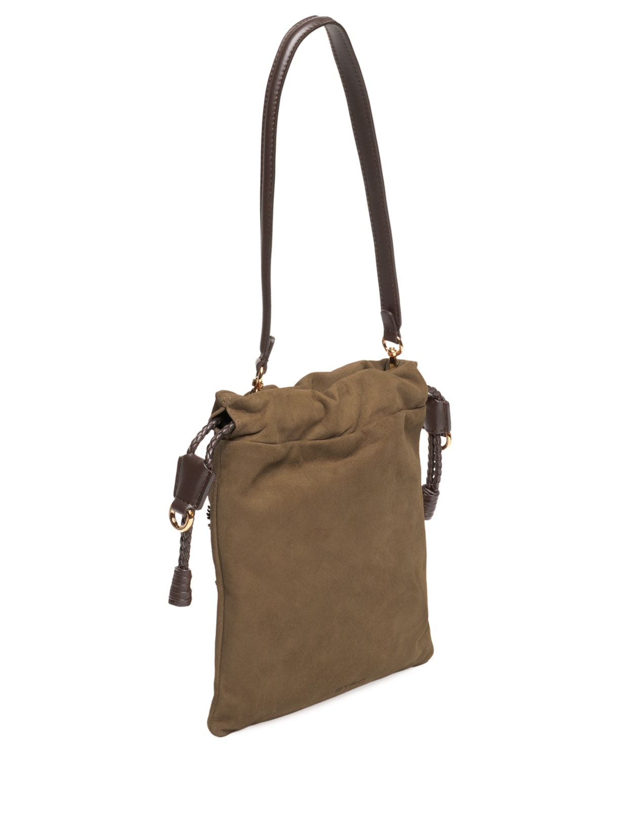 Bolsa Feminina De Ombro Kalispera Bordada Marrom Etro