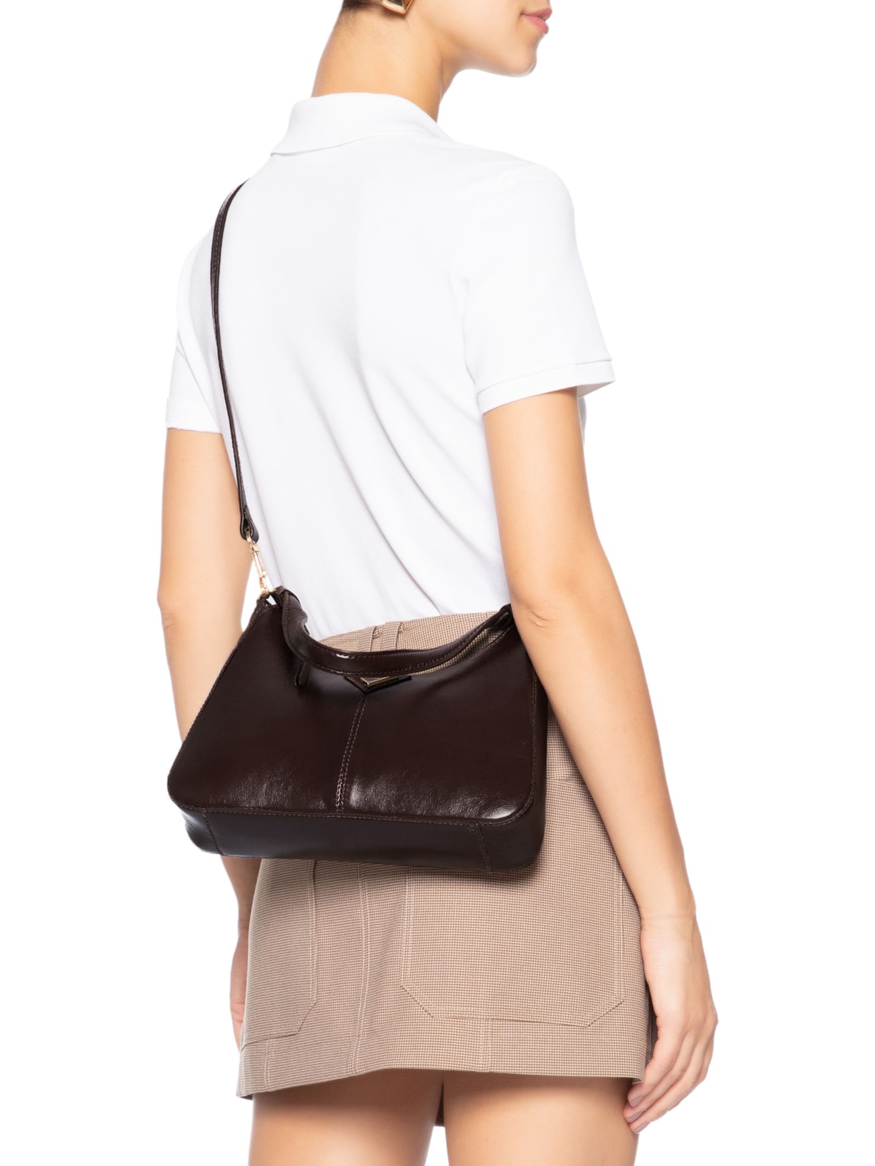 Bolsa Feminina de Ombro Marrom Schutz