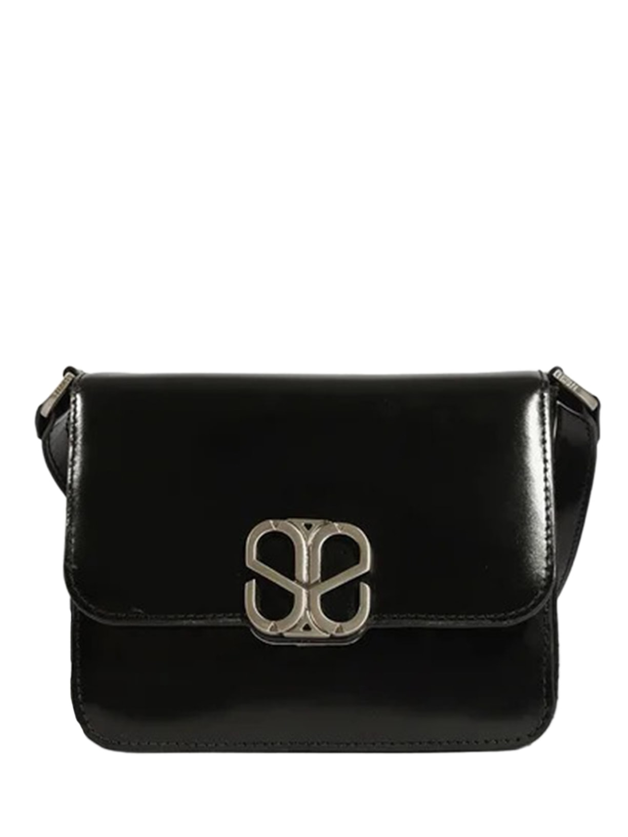 Bolsa Feminina De Ombro Média Couro Preto Schutz