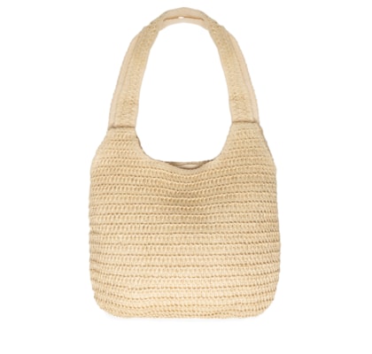 Bolsa Feminina De Palha Beachwear - Bege