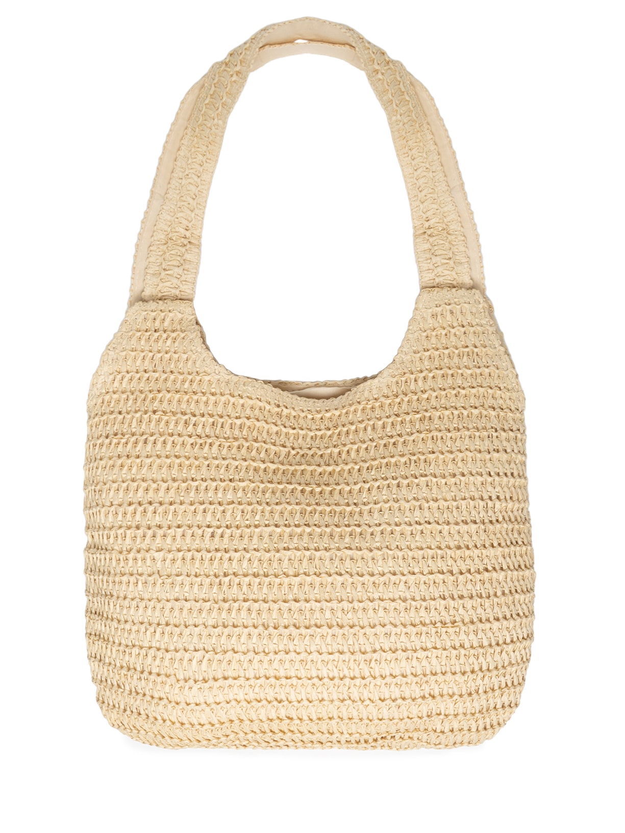 Bolsa Feminina De Palha Beachwear - Bege