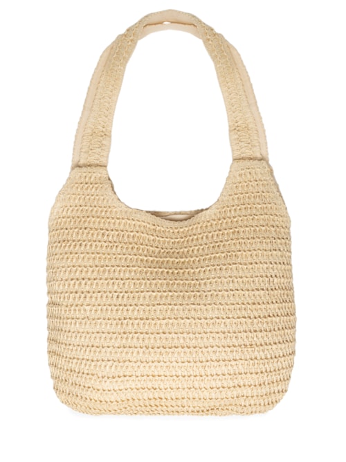 Bolsa Feminina De Palha Beachwear - Bege