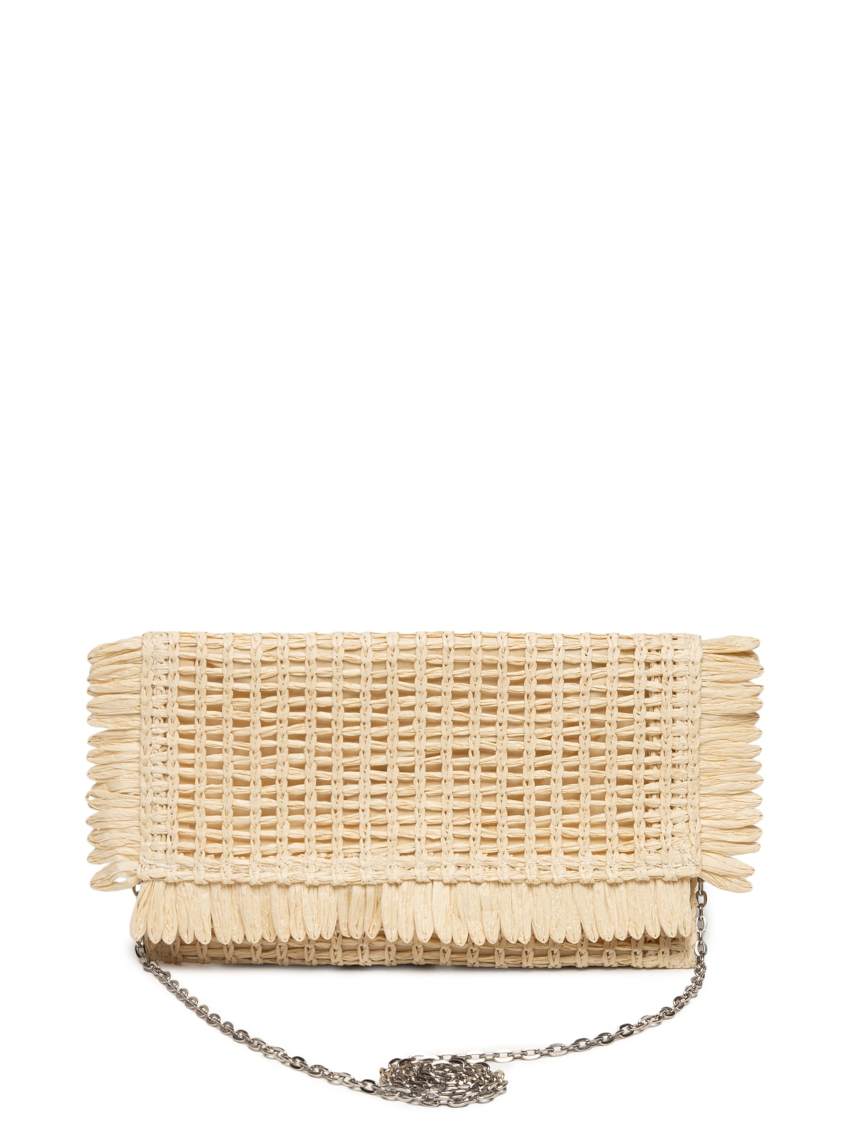 Bolsa Feminina De Palha - Bege