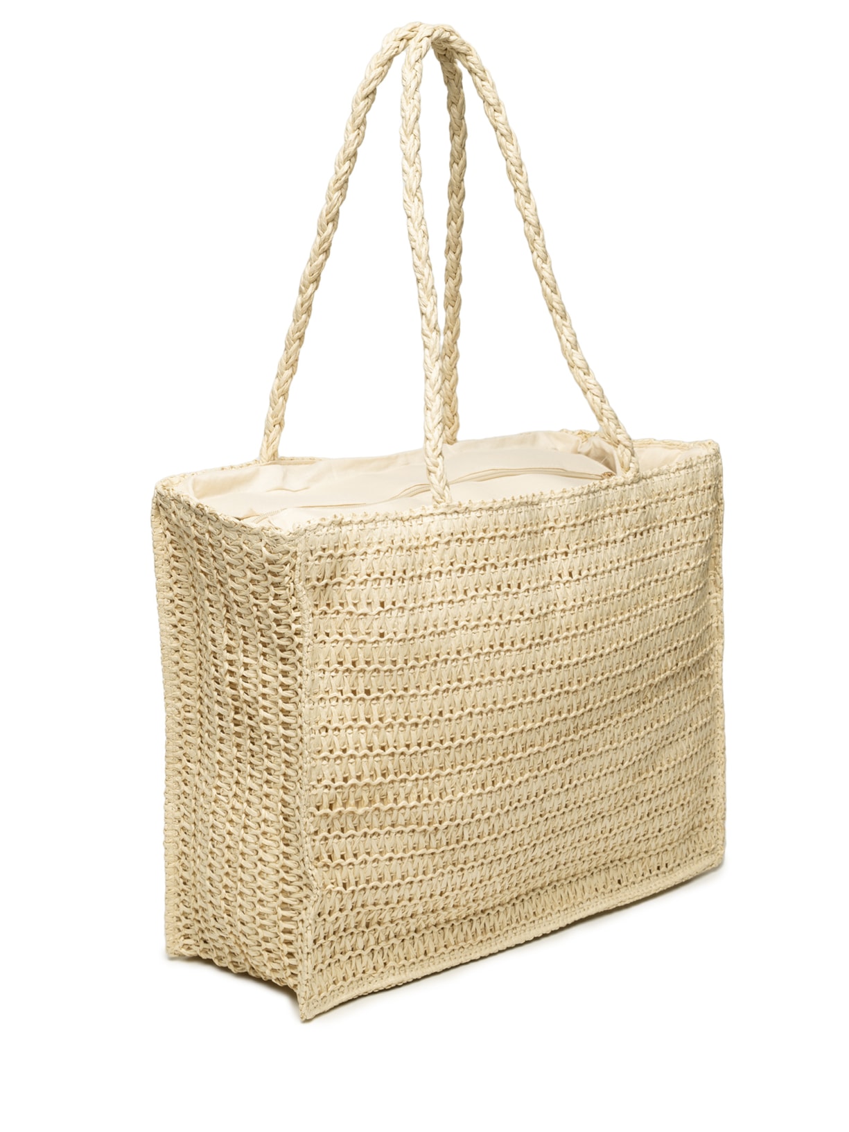 Bolsa Feminina De Palha Off White Mktbeach