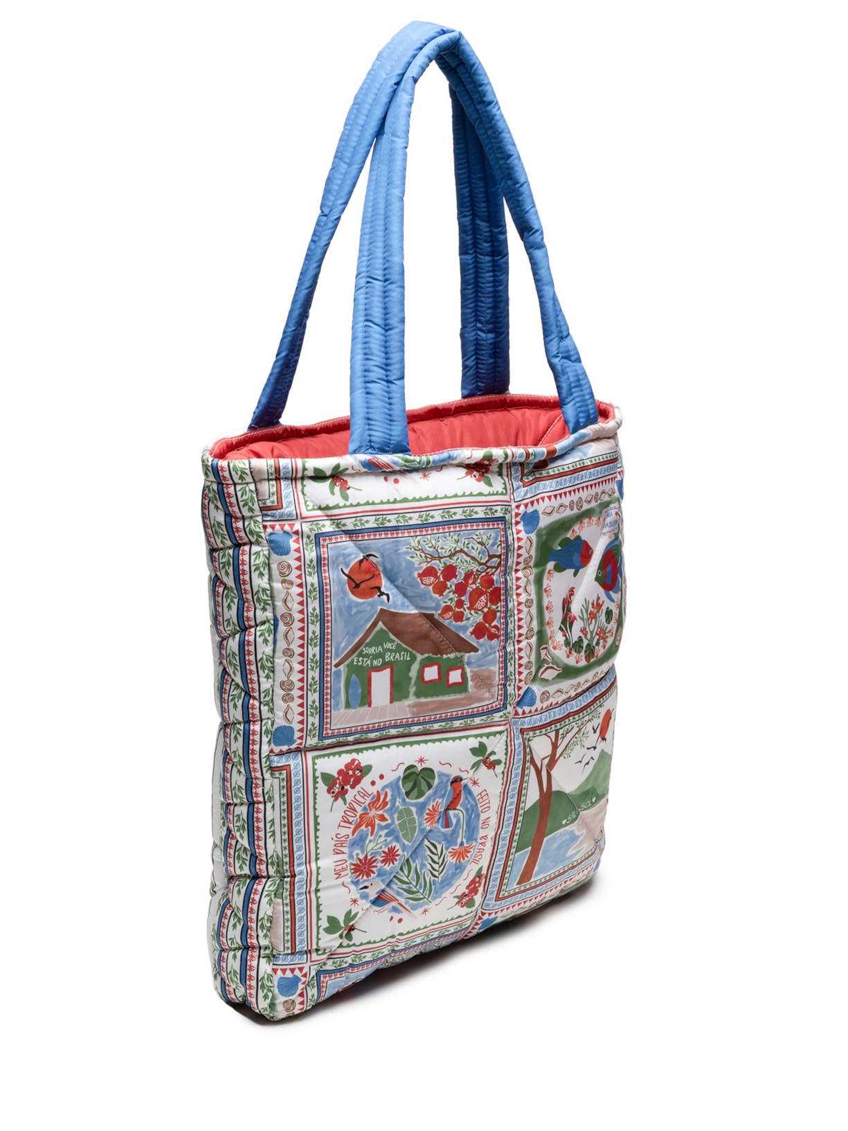 Bolsa Feminina De Praia Tropical Off White Mktbeach