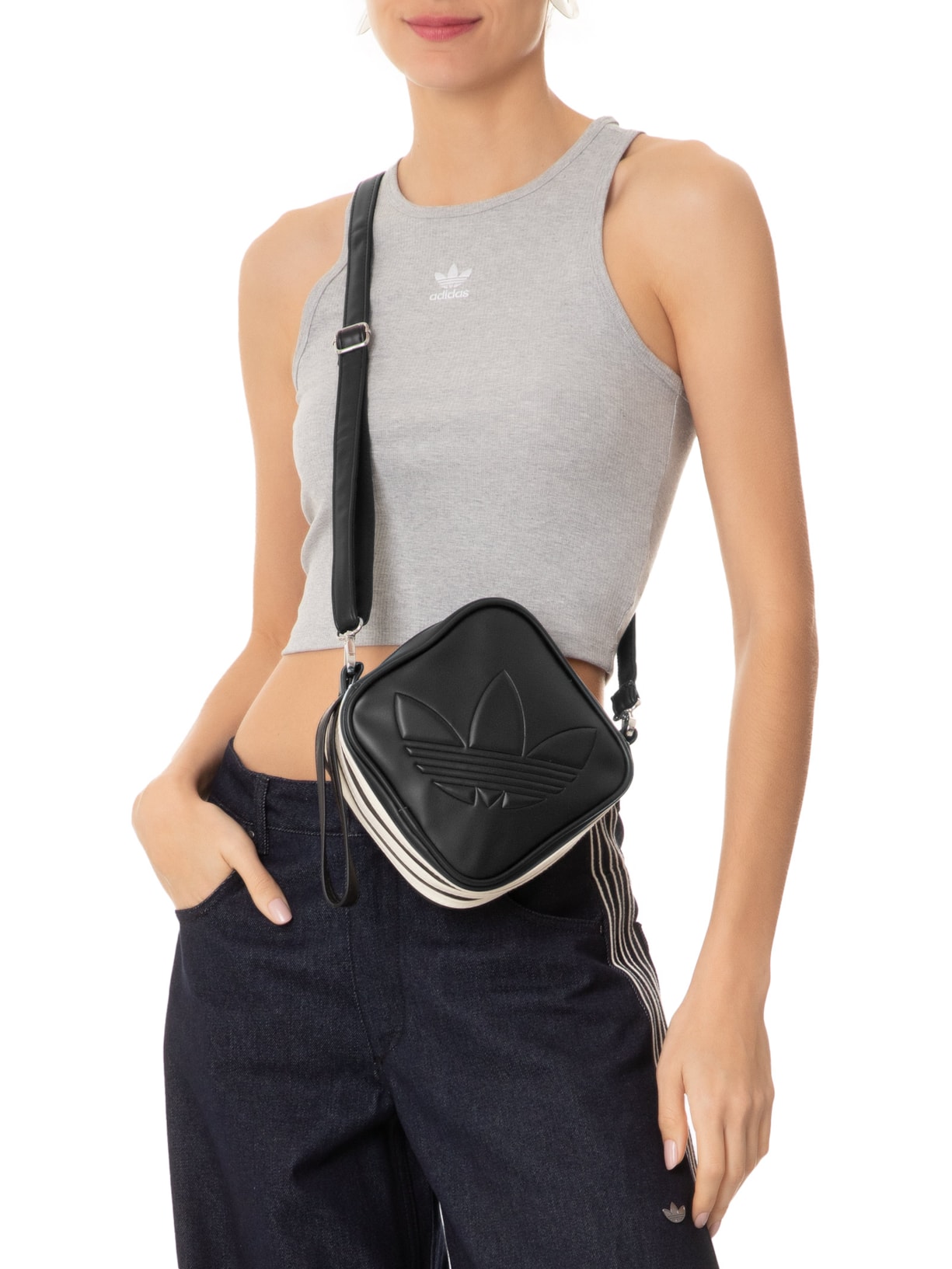 Bolsa Feminina Diamond Shapped Bag Preto Adidas Originals