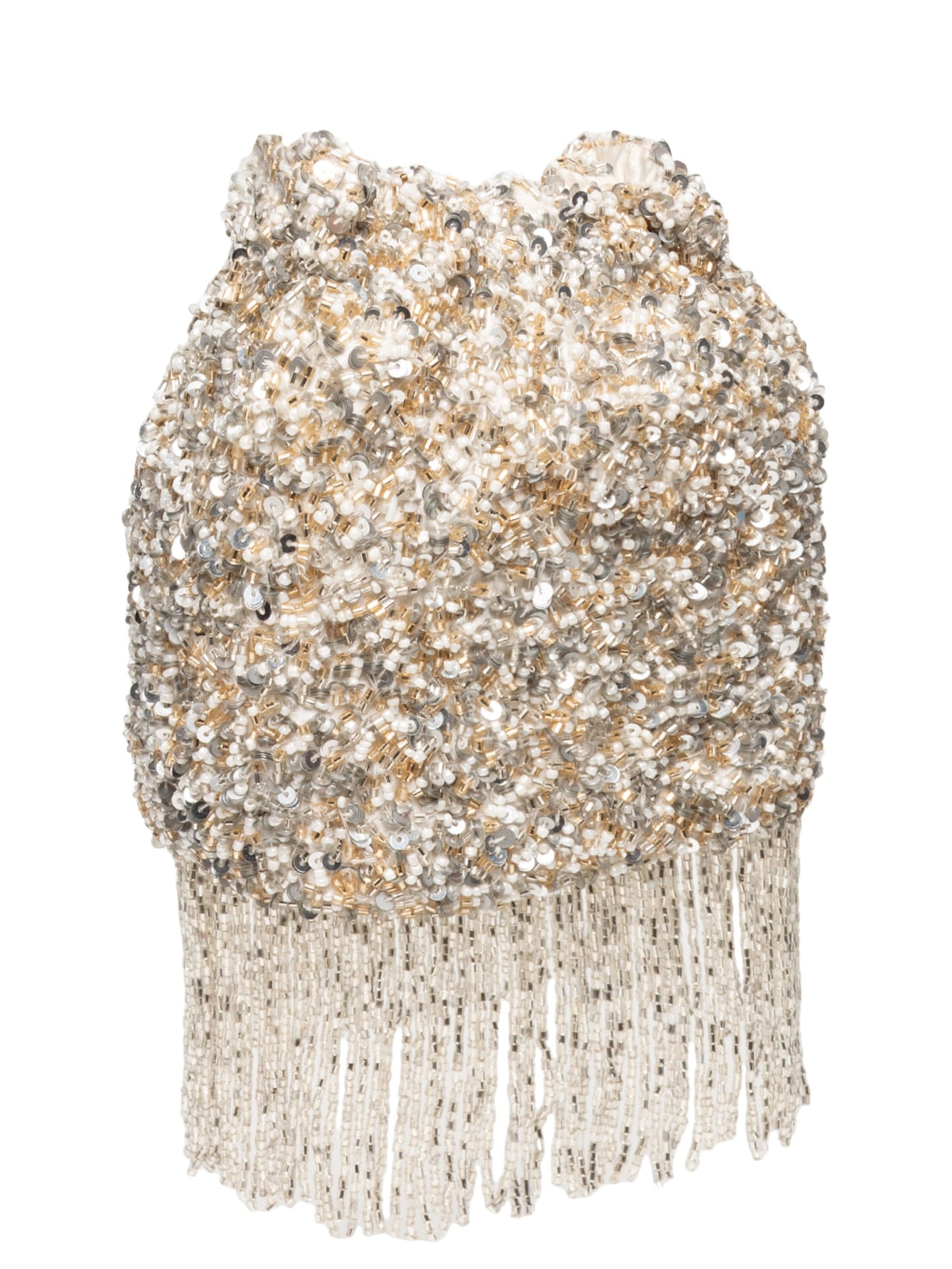 Bolsa Feminina Diana Cream Prateado Le Lis