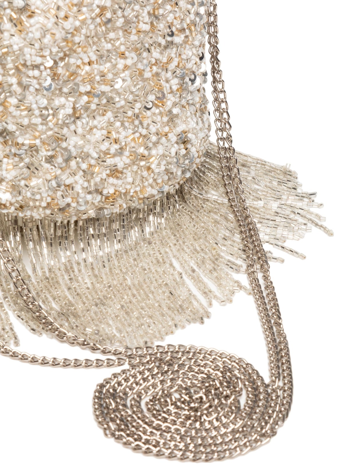 Bolsa Feminina Diana Cream Prateado Le Lis