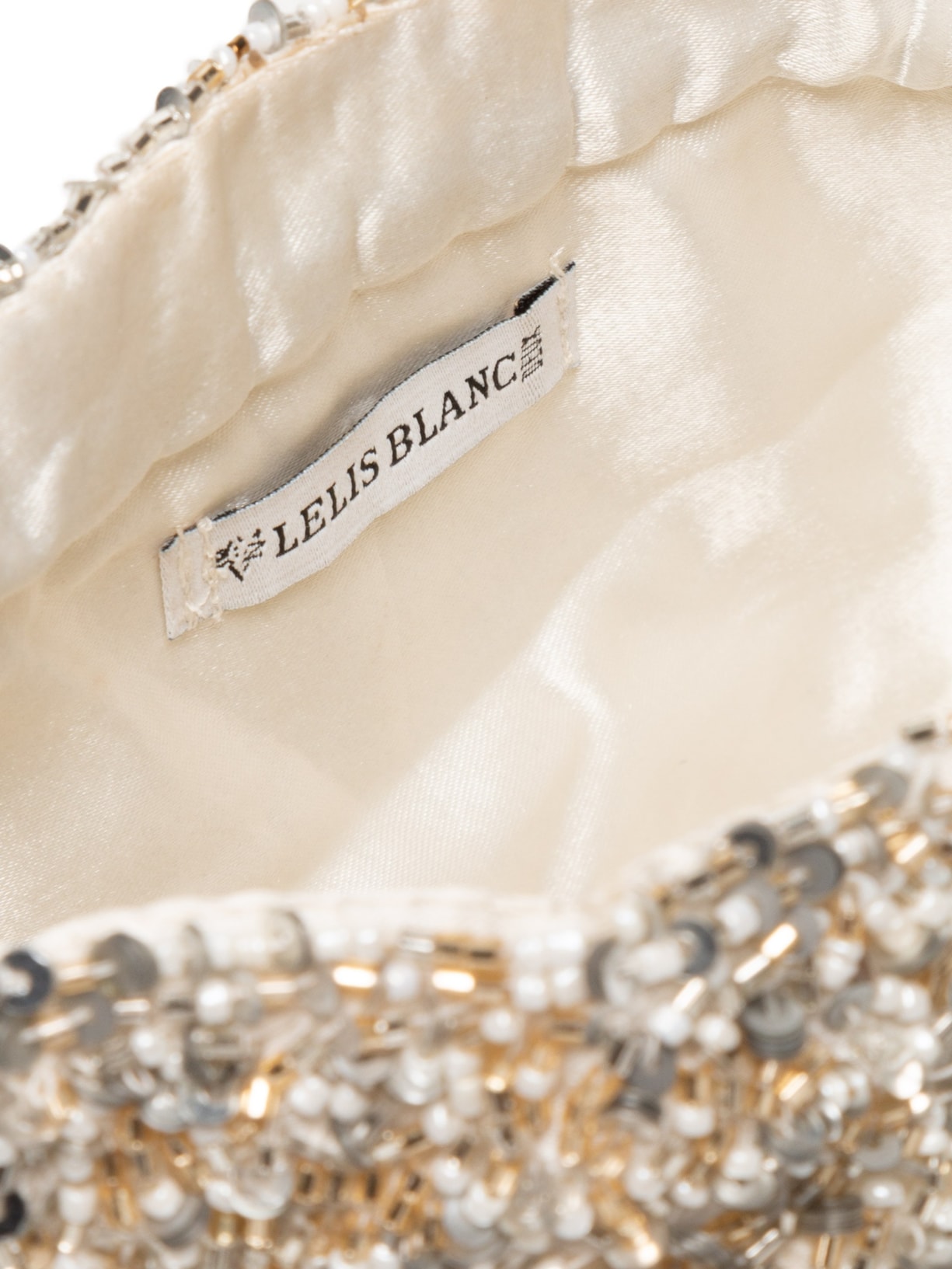 Bolsa Feminina Diana Cream Prateado Le Lis
