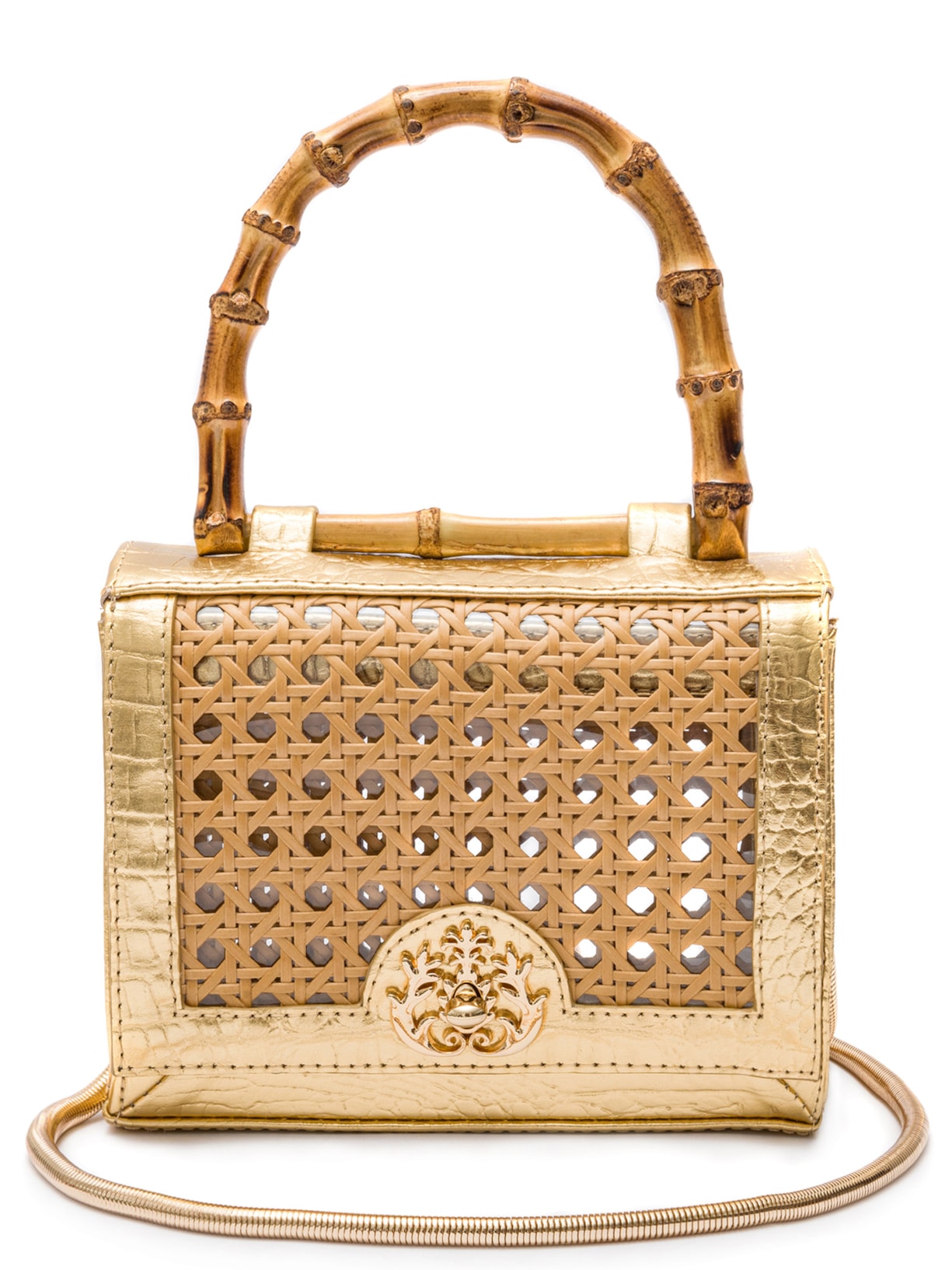 Bolsa Feminina Diana Crossbody - Dourado