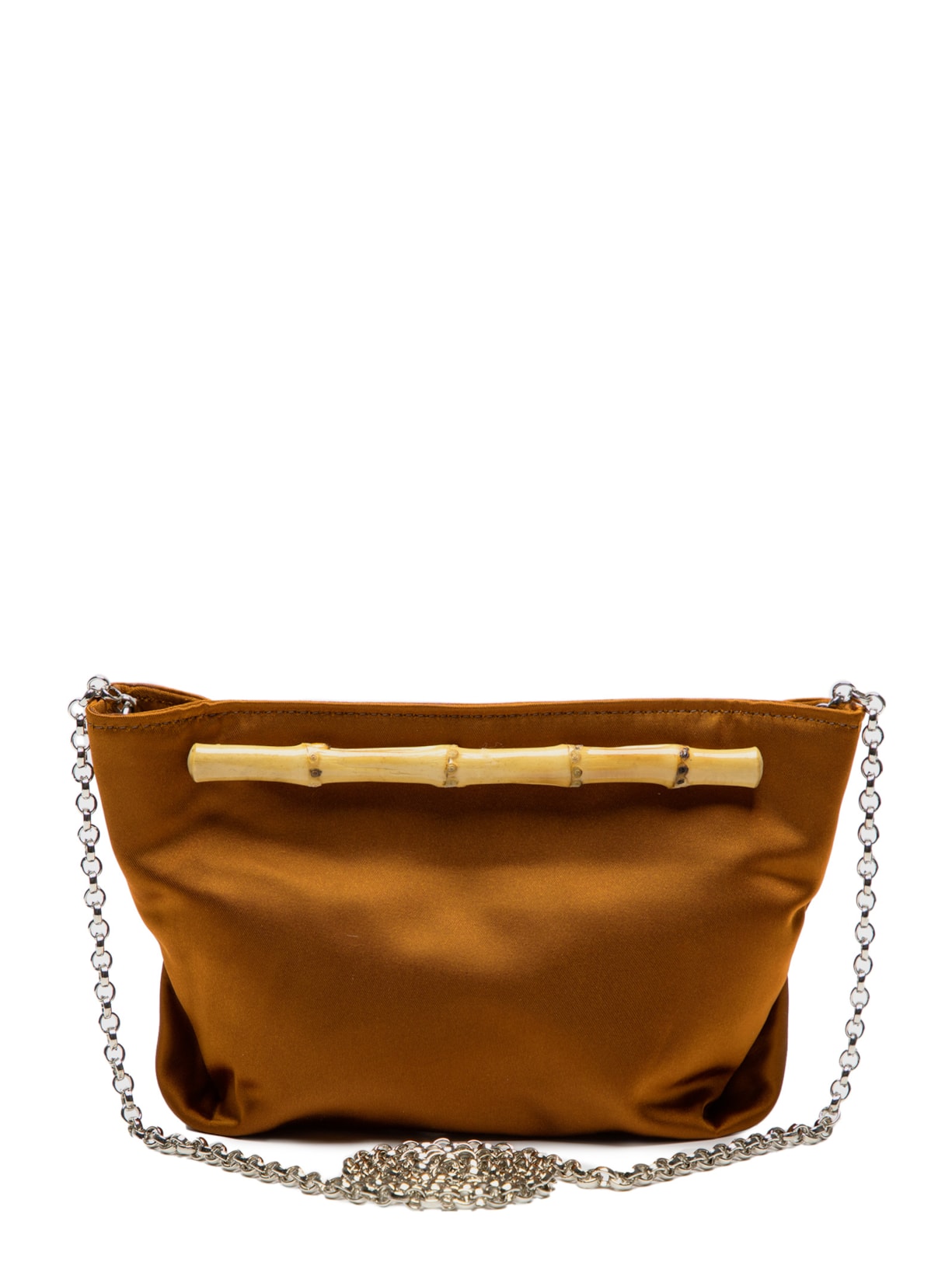 Bolsa Feminina Diana M Cetim Marrom Glorinha Paranaguá