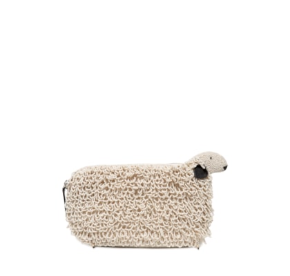 Bolsa Feminina Dolly Beaded Clutch - Off White