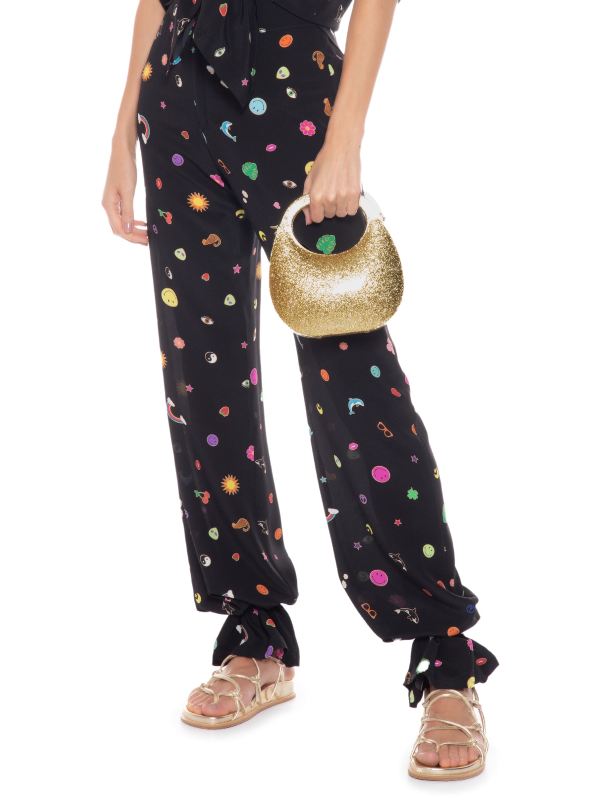 Bolsa Feminina Donut Bag Golden Dourado Estilé