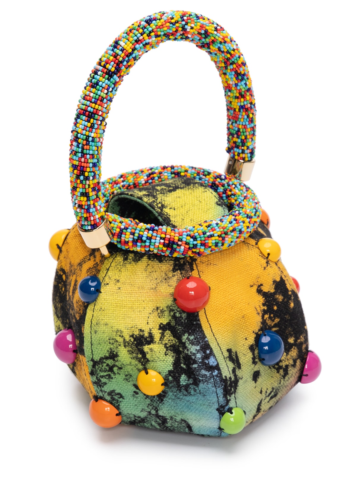 Bolsa Feminina Dots Amarelo Waiwai