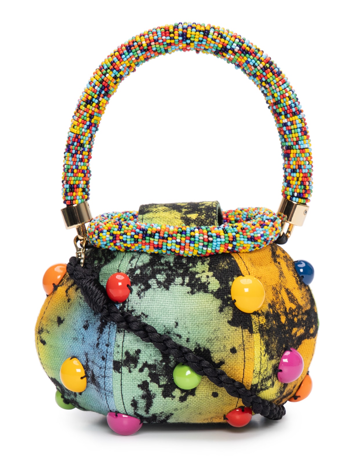 Bolsa Feminina Dots Amarelo Waiwai