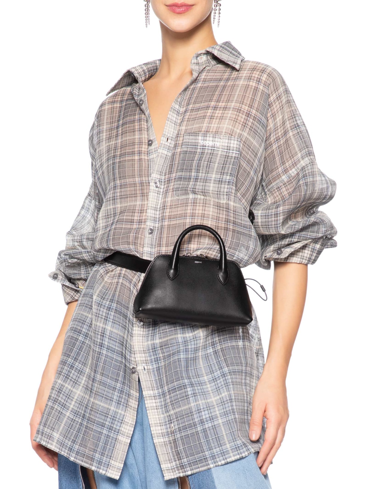 Bolsa Feminina Duffle Belt Bag Preto Coperni