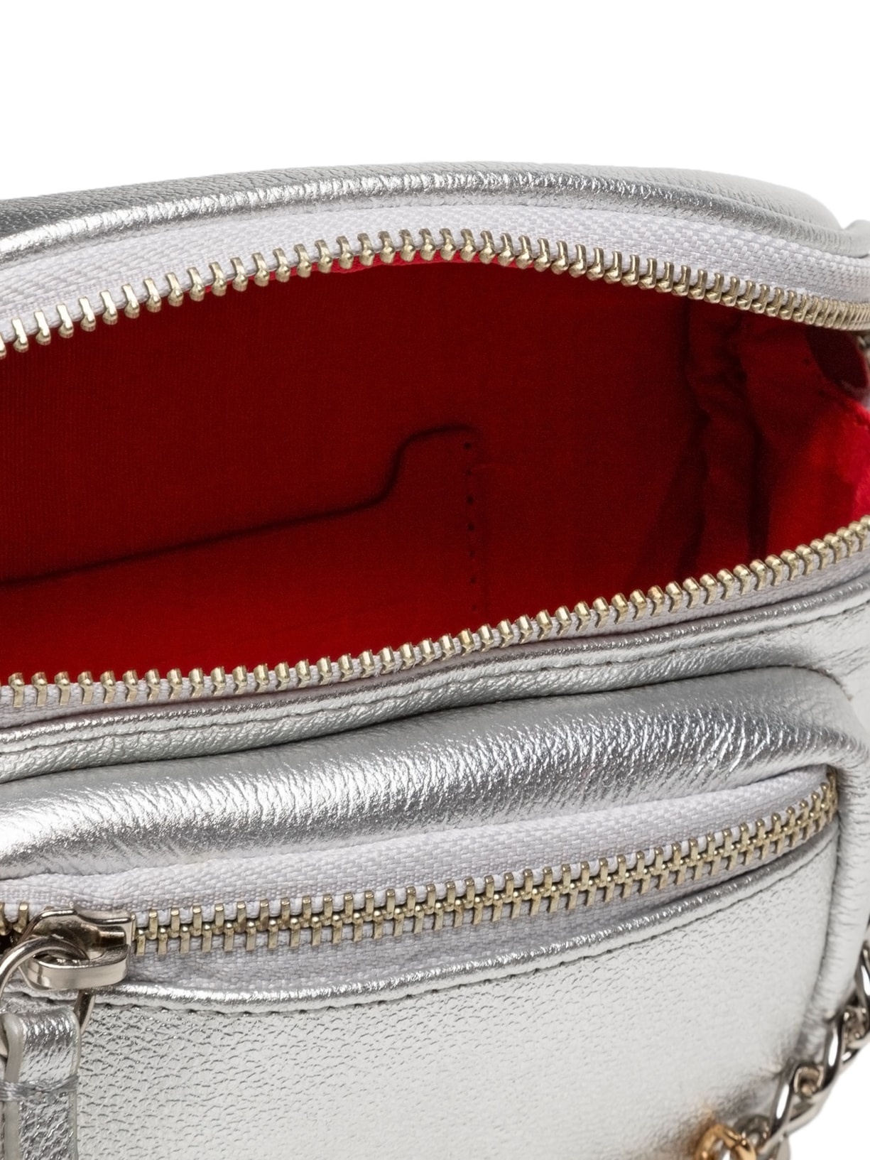 Bolsa Feminina Easy Fly Metal Prateado Schutz