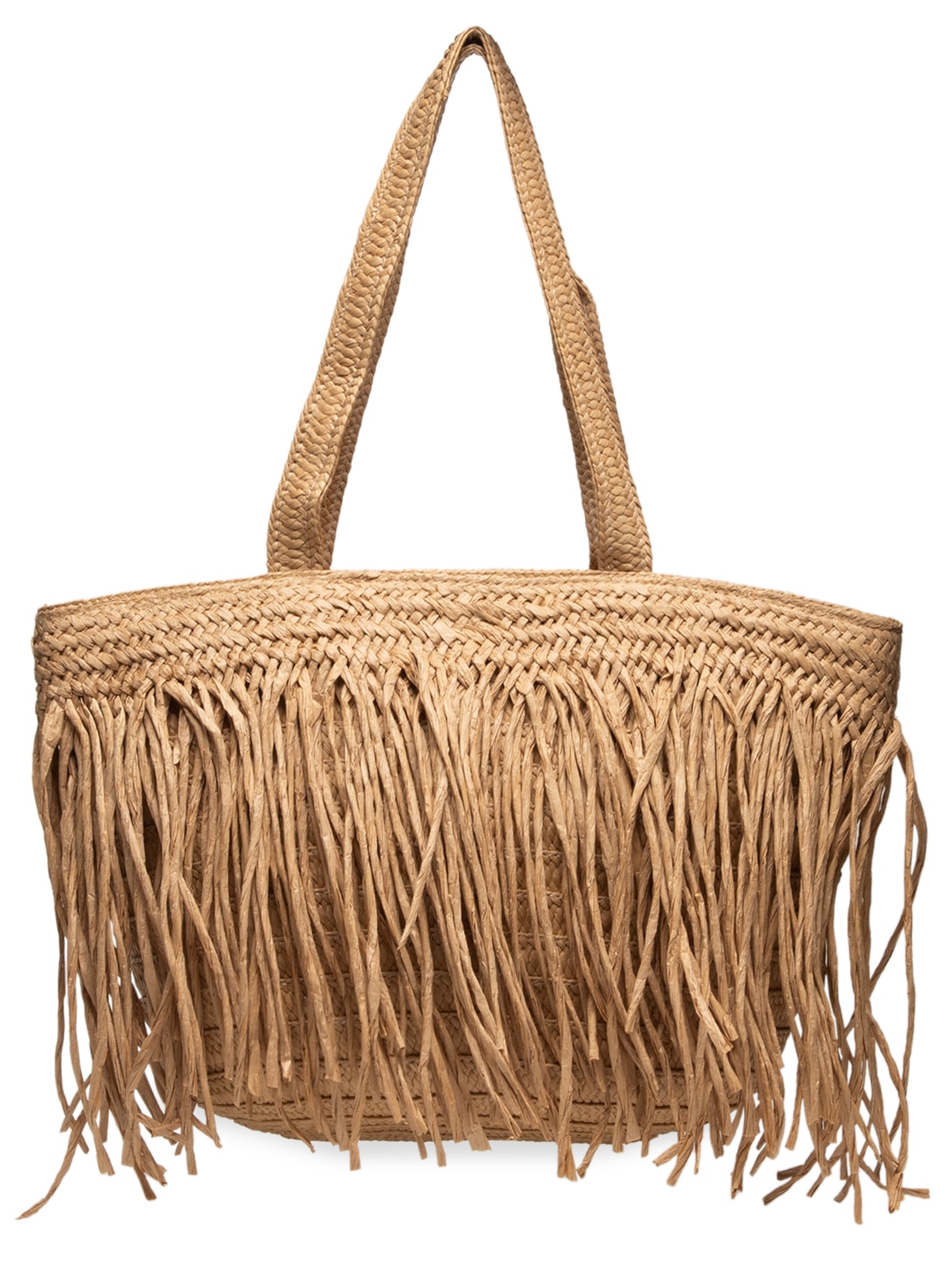 Bolsa Feminina em Palha - Bege