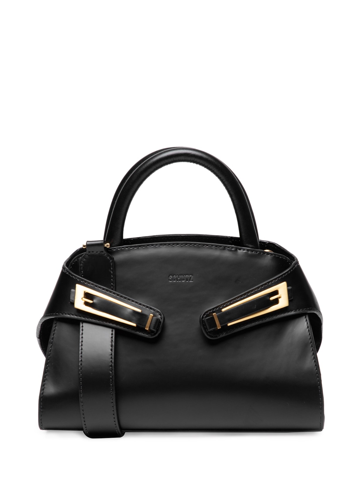 Bolsa Feminina Emery Média Tote Couro - Preto