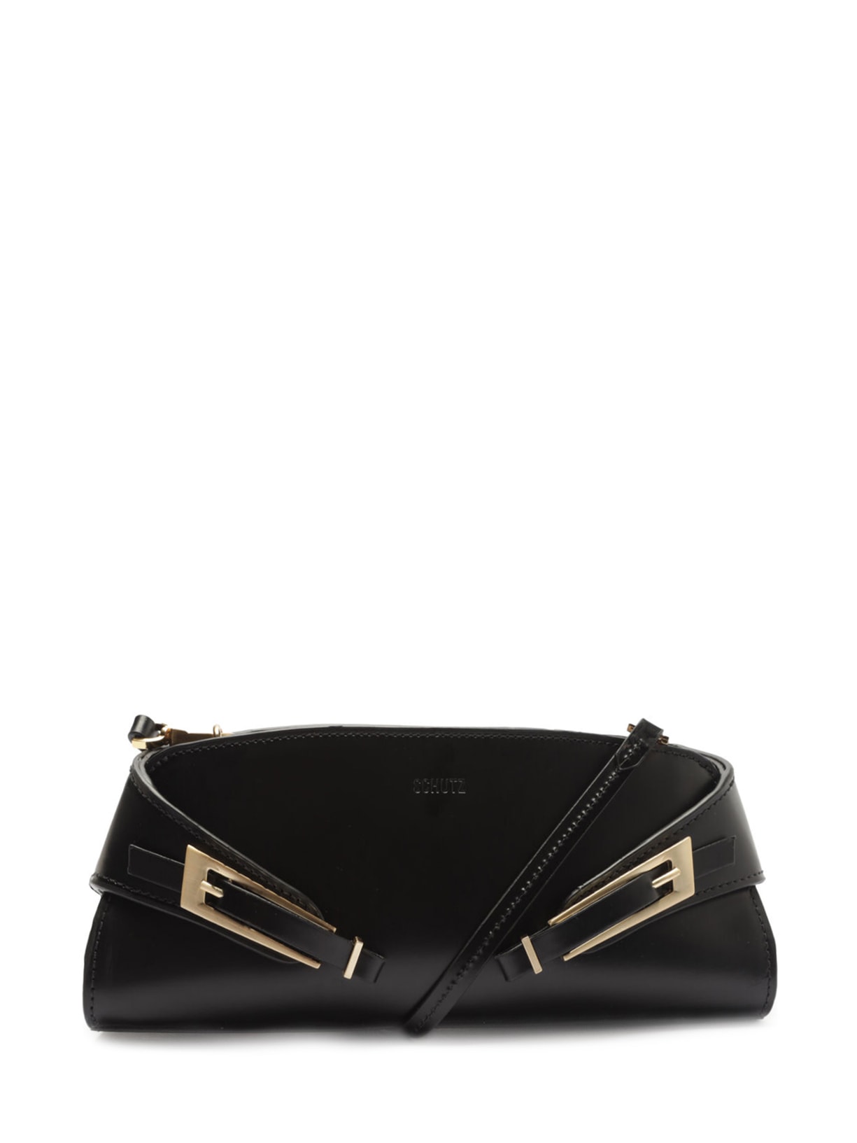 Bolsa Feminina Emery Pequena Tiracolo Couro - Preto