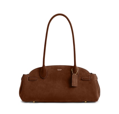 Bolsa Feminina Empire Carryall 34 Suede Warm - Marrom