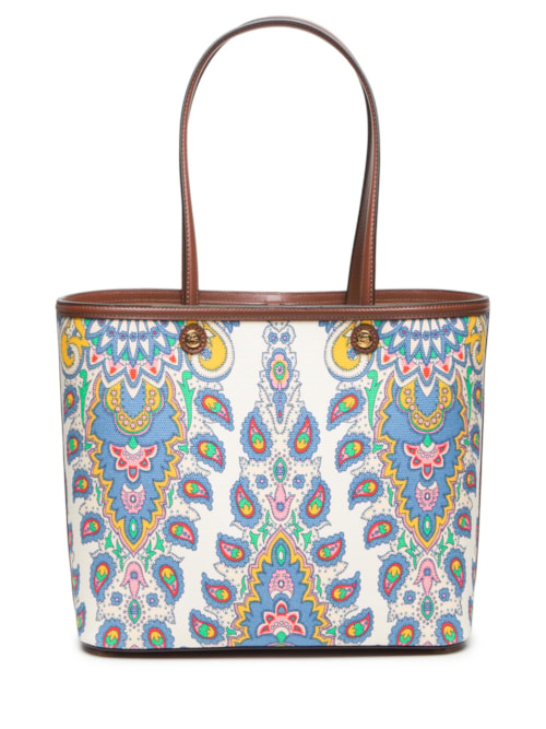 Bolsa Feminina Essential Printed Canvas - Branco