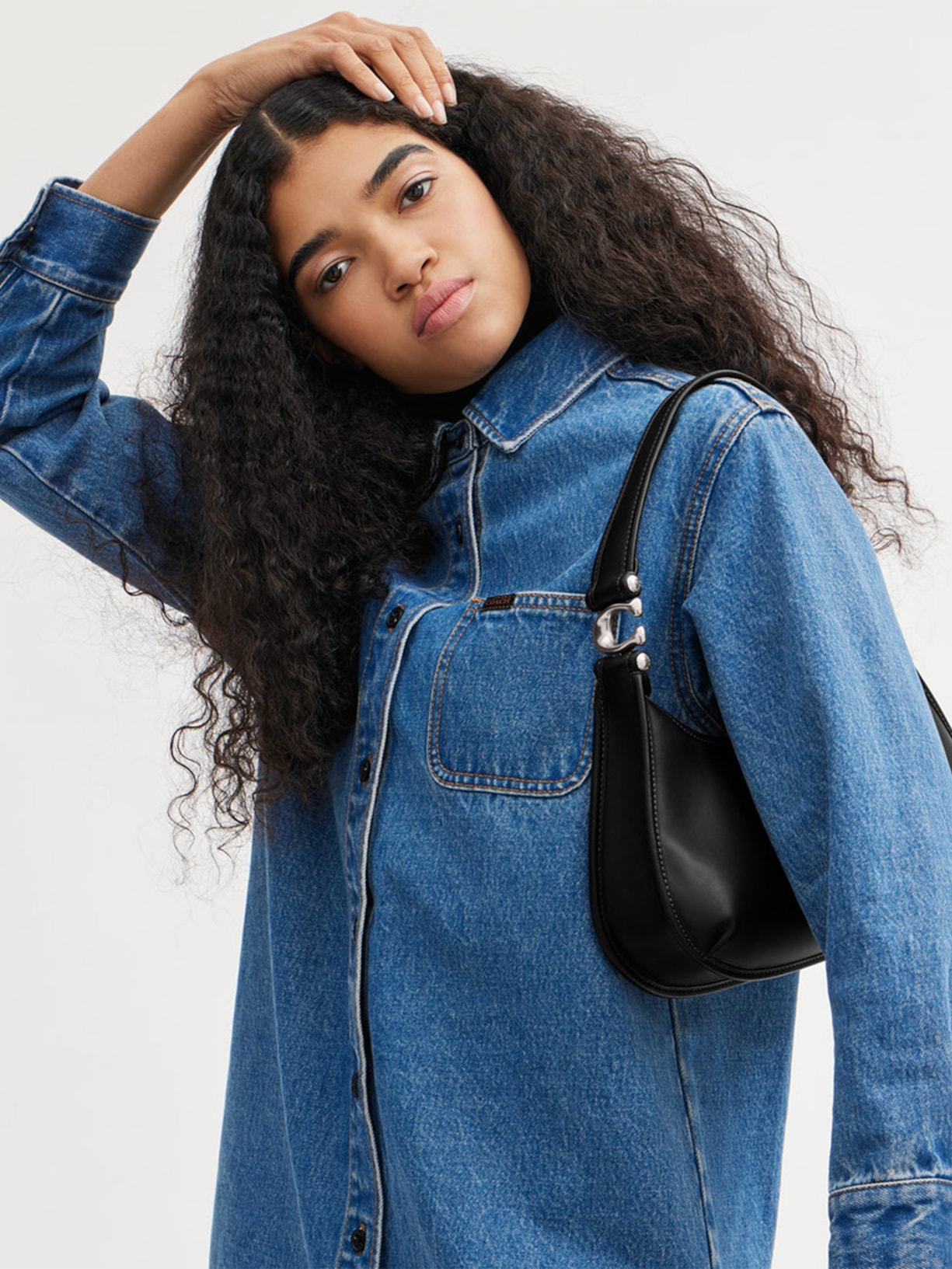 Bolsa Feminina Eve Shoulder Preto Coach