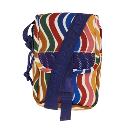 Bolsa Feminina Fervo Dança De Listras  - Azul