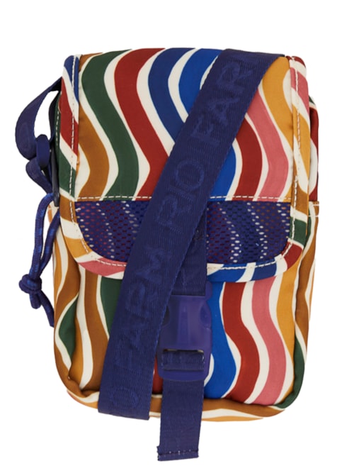 Bolsa Feminina Fervo Dança De Listras - Azul