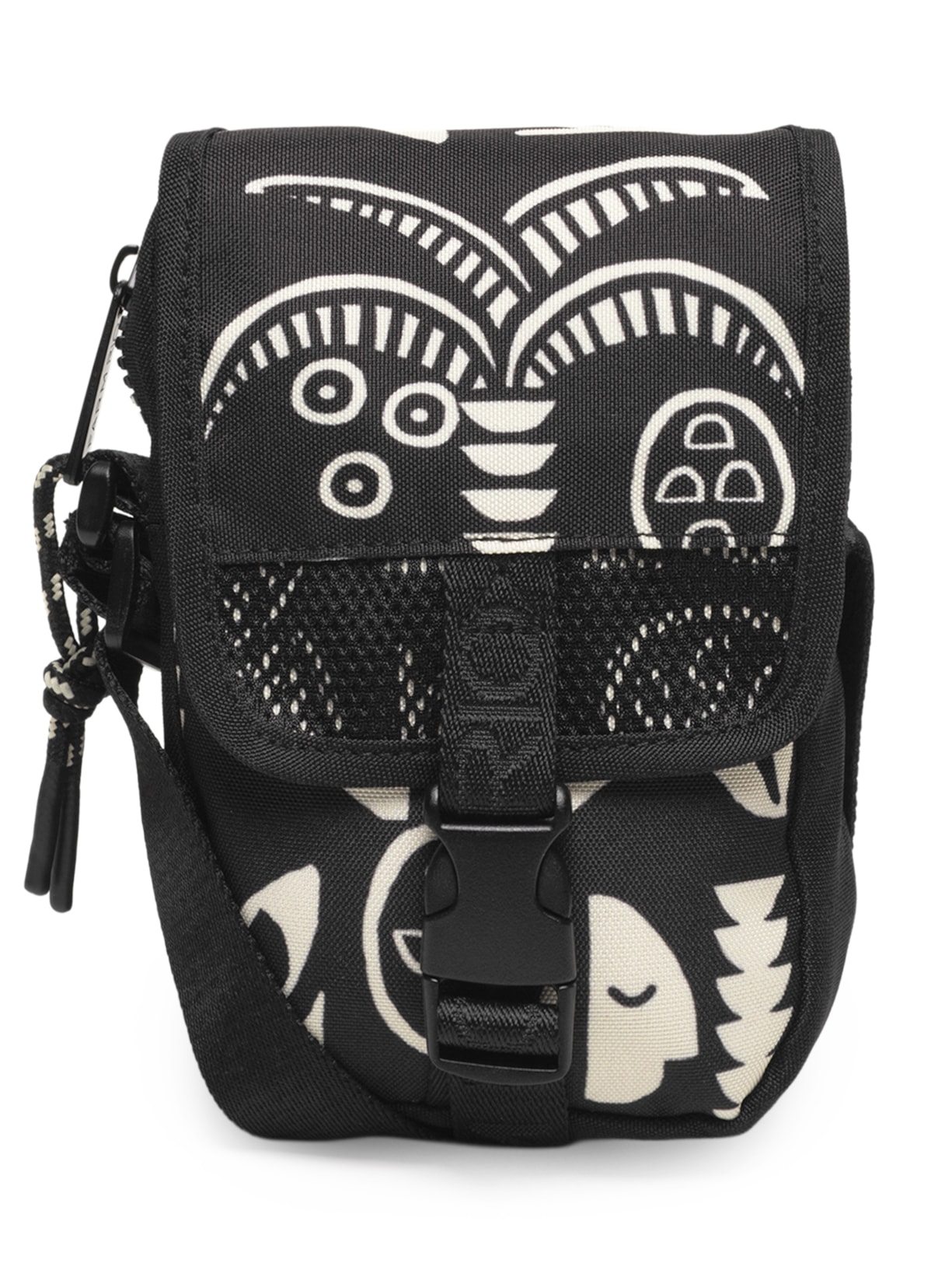 Bolsa Feminina Fervo Lenço Tropicano - Preto