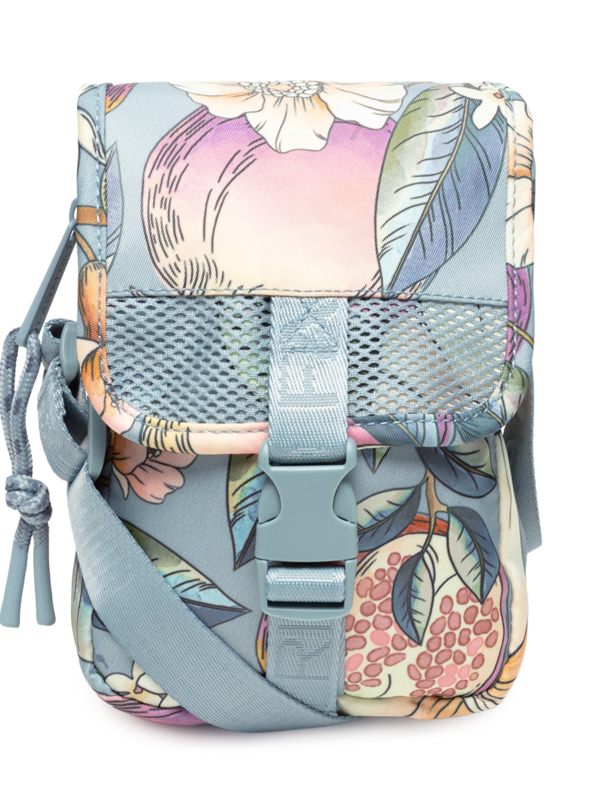 Bolsa Feminina Fervo Romance Em Flor - Azul