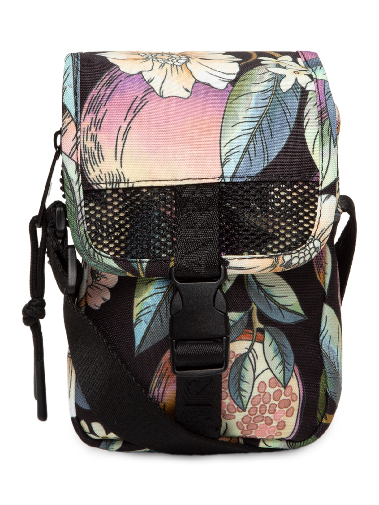 Bolsa Feminina Fervo Romance em Flor - Preto