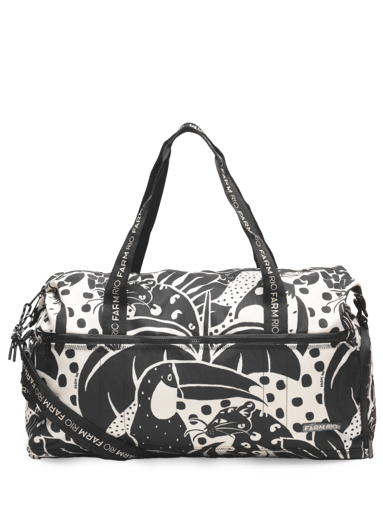 Bolsa Feminina Findi Borogodó Bichos na Floresta - Preto