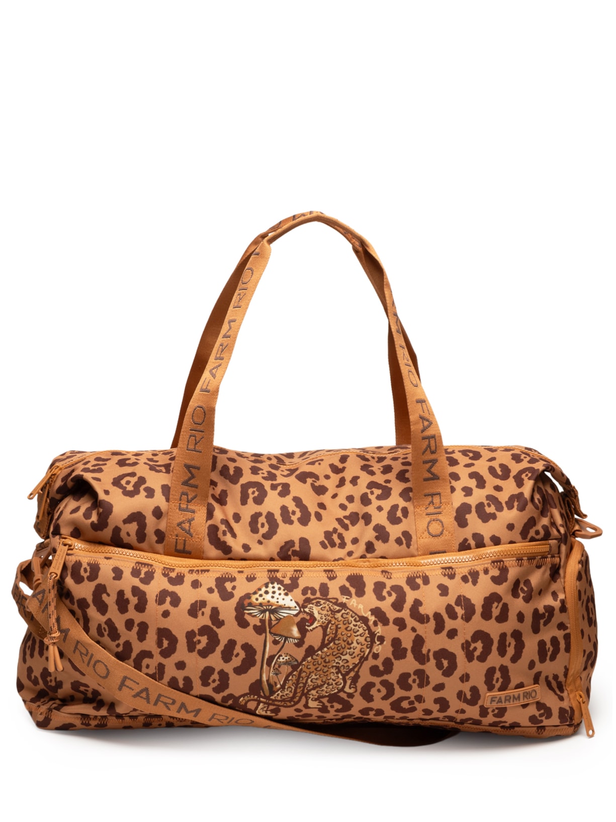 Bolsa Feminina Findi Borogodó Onça - Marrom