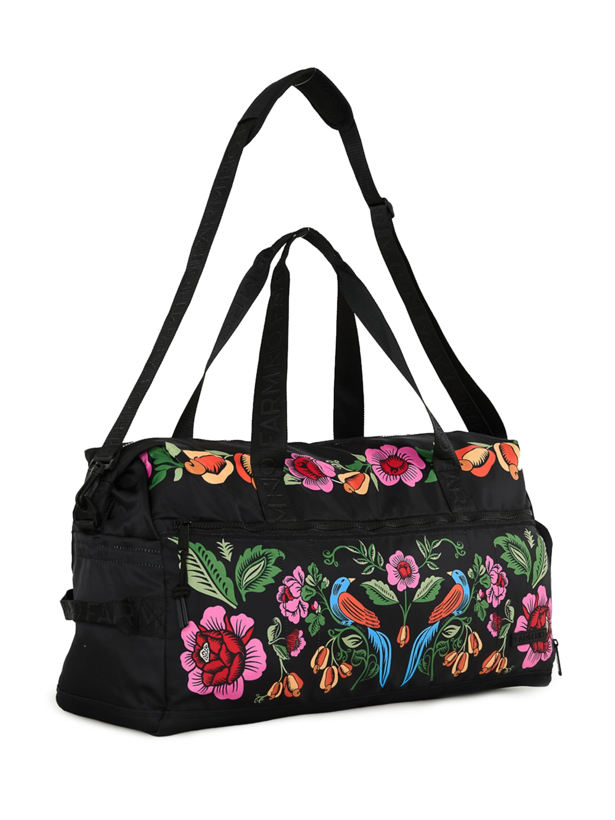 Bolsa Feminina Findi Cashew And Birds Ri Preto Farm Etc